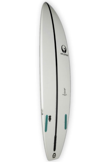 Appletree Klokhouse Noseless White Line Kitesurfboard