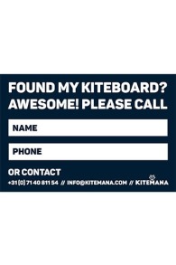 Lost Found Kiteboard Sticker