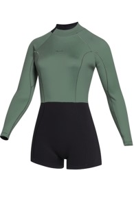Lunar Longarm Shorty 2/2 Backzip Frauen 2023 Neoprenanzug
