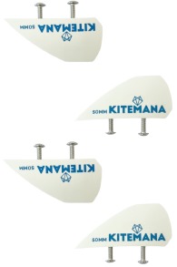 Kitemana-Kiteboard  G10 Twintip Finnen Set