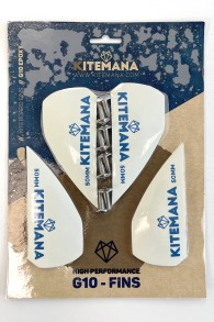 Kitemana-Kiteboard  G10 Twintip Finnen Set
