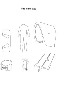 Prolimit-Boardbag Twintip Global Combo