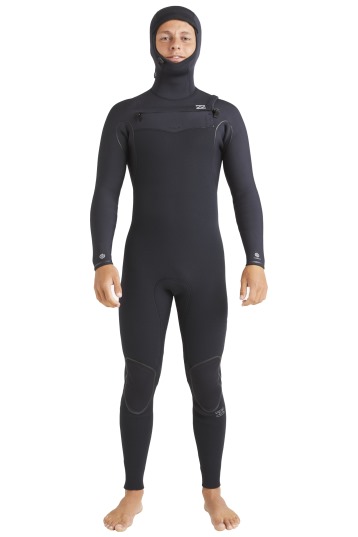 Billabong-Furnace Natural 6/5 Frontzip Hooded Neoprenanzug