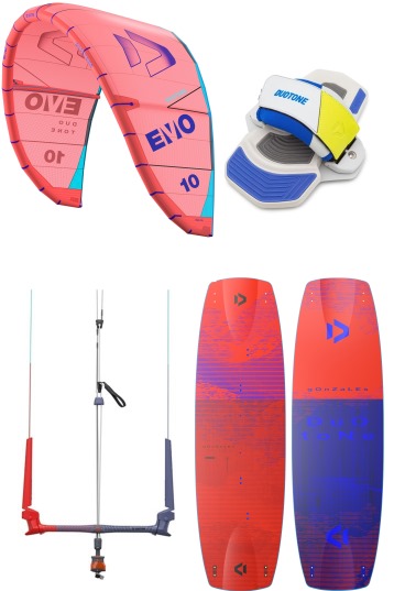 Duotone Kiteboarding-Evo + Gonzales 2025 Kitesurf Set