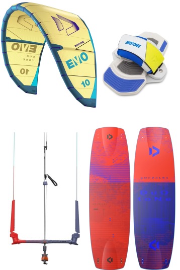 Duotone Kiteboarding-Evo + Gonzales 2025 Kitesurf Set