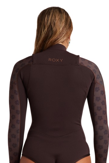 Roxy-Elite XT 1/5 Springsuit Longarm Shorty Frontzip Women Wetsuit