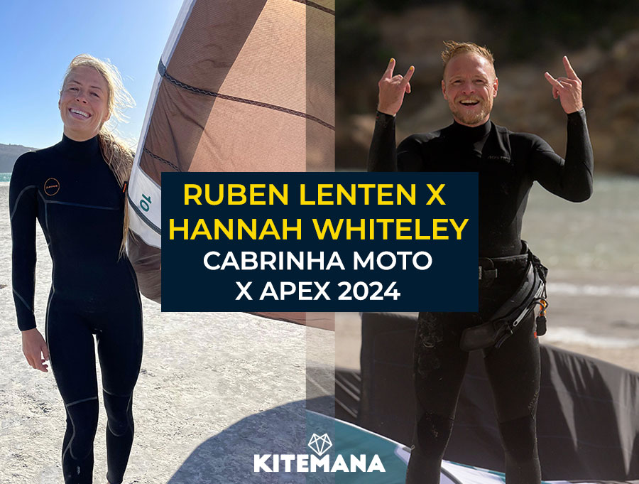Cabrinha Moto X Apex 2024-Spaß-Session mit Ruben Lenten und Hannah Whiteley
