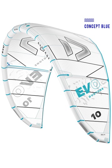 Duotone Kiteboarding-Evo 2024 Concept Blue Kite